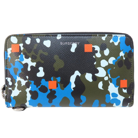 Burberry Camouflage Pattern Long Wallet PVC Women's BURBERRY - Picture 1 of 10